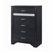 Pemberly Row 5-piece Full Platform Storage Wood Bedroom Set Black