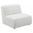 Pemberly Row 6-Piece Faux Leather Upholstered Sectional in White
