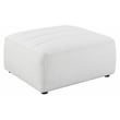 Pemberly Row 6-Piece Faux Leather Upholstered Sectional in White