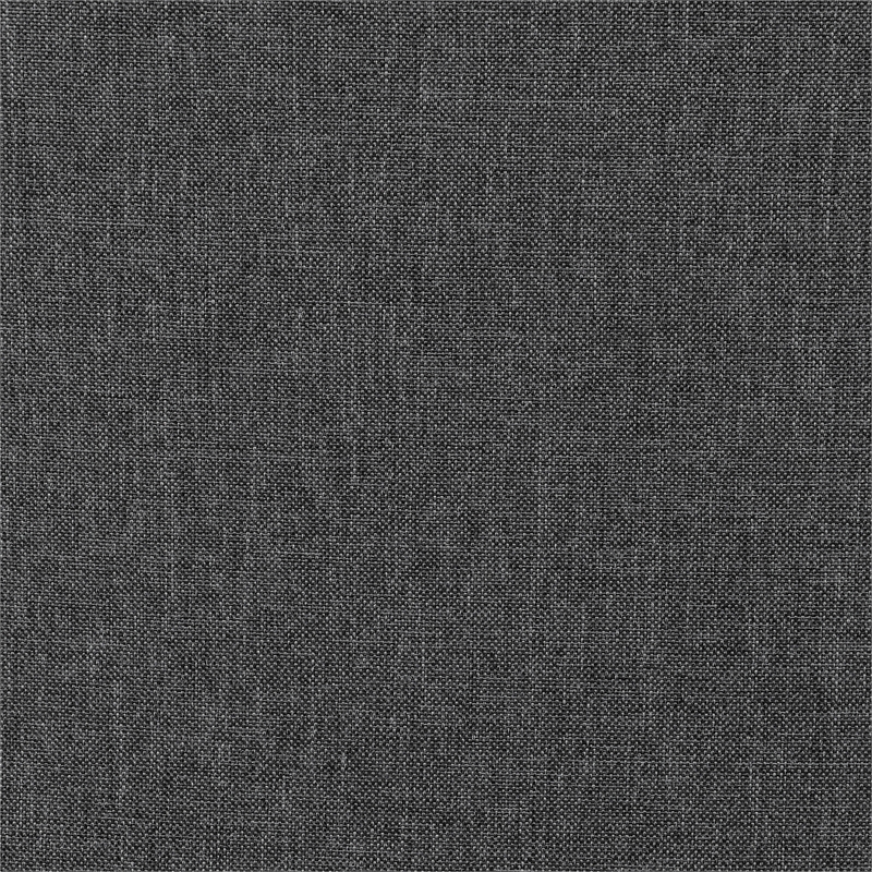Pemberly Row Upholstered Traditional Fabric Dining Chairs in Gray