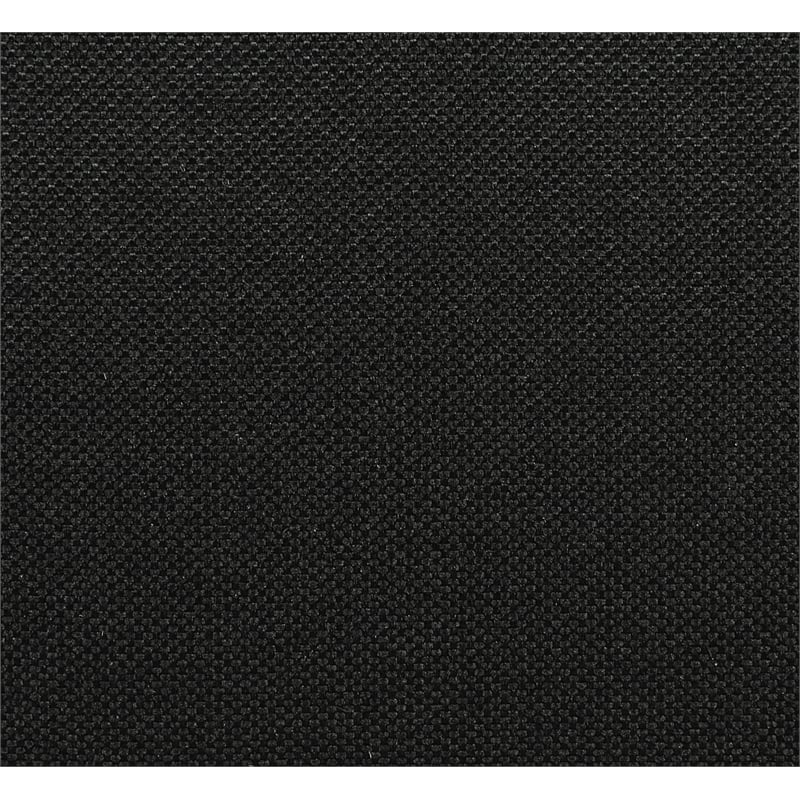 Pemberly Row Modern Fabric Upholstered Tufted Sofa Bed in Black