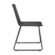 Pemberly Row Assembled Rattan Upholstered Dining Chairs in Brown Finish