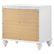 Pemberly Row Contemporary 2-Drawer Wood Nightstand in White Finish