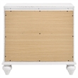 Pemberly Row Contemporary 2-Drawer Wood Nightstand in White Finish