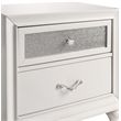 Pemberly Row Contemporary 2-Drawer Wood Nightstand in White Finish