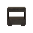 Pemberly Row 2-drawer Modern Wood Nightstand in Brown Finish