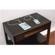 Pemberly Row 2-drawer Modern Wood Nightstand in Brown Finish