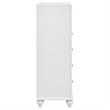 Pemberly Row 5-drawer Contemporary Wood Chest in White Finish