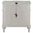 Pemberly Row 3-Drawer Contemporary Wood Nightstand Silver Oak