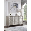Pemberly Row Contemporary 9-Drawer Wood Dresser in Silver Oak