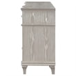 Pemberly Row Contemporary 9-Drawer Wood Dresser in Silver Oak