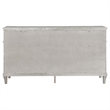 Pemberly Row Contemporary 9-Drawer Wood Dresser in Silver Oak