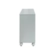Pemberly Row 6-drawer Contemporary Wood Dresser Silver Metallic
