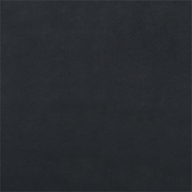 Pemberly Row Fabric Upholstered Bench with Hairpin Legs Dark Blue