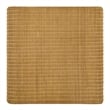 Pemberly Row Square Coastal Rattan Coffee Table in Natural Finish