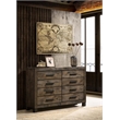 Pemberly Row 8-drawer Farmhouse Wood Dresser Rustic Golden Brown
