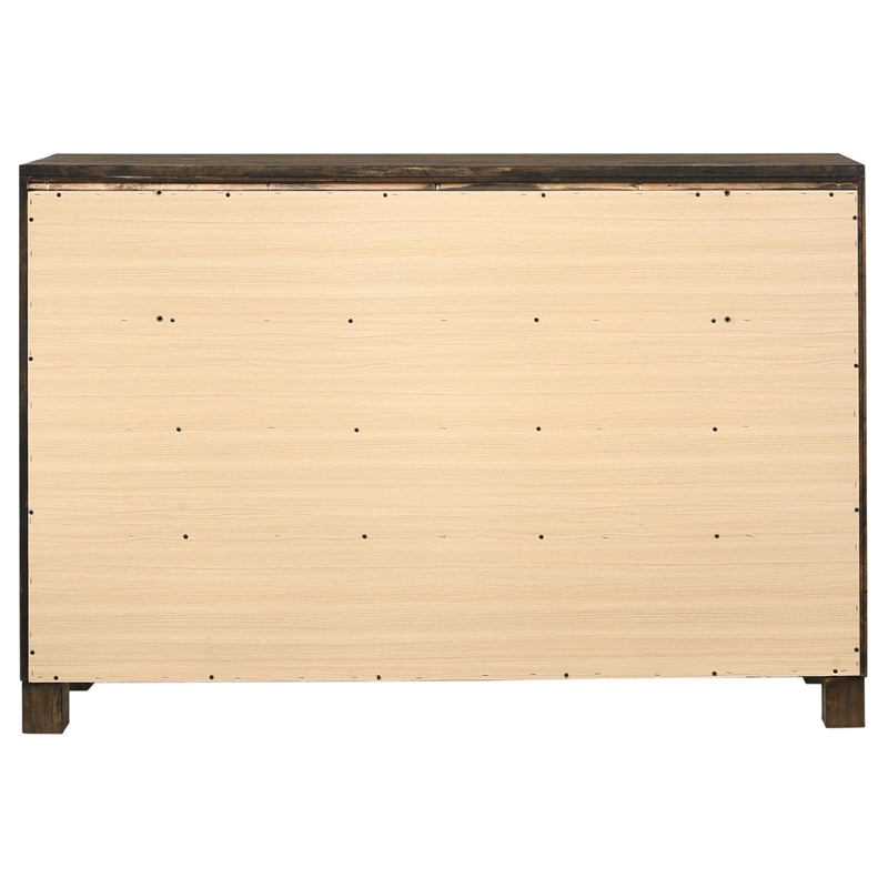 Pemberly Row 8-drawer Farmhouse Wood Dresser Rustic Golden Brown