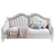 Pemberly Row Upholstered Twin Daybed in Silver Oak and Ivory