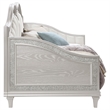 Pemberly Row Upholstered Twin Daybed in Silver Oak and Ivory