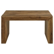 Pemberly Row Square Farmhouse Solid Wood Coffee Table in Brown