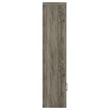 Pemberly Row 3-Shelf Farmhouse Wood Media Tower in Gray Driftwood