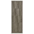 Pemberly Row 3-Shelf Farmhouse Wood Media Tower in Gray Driftwood