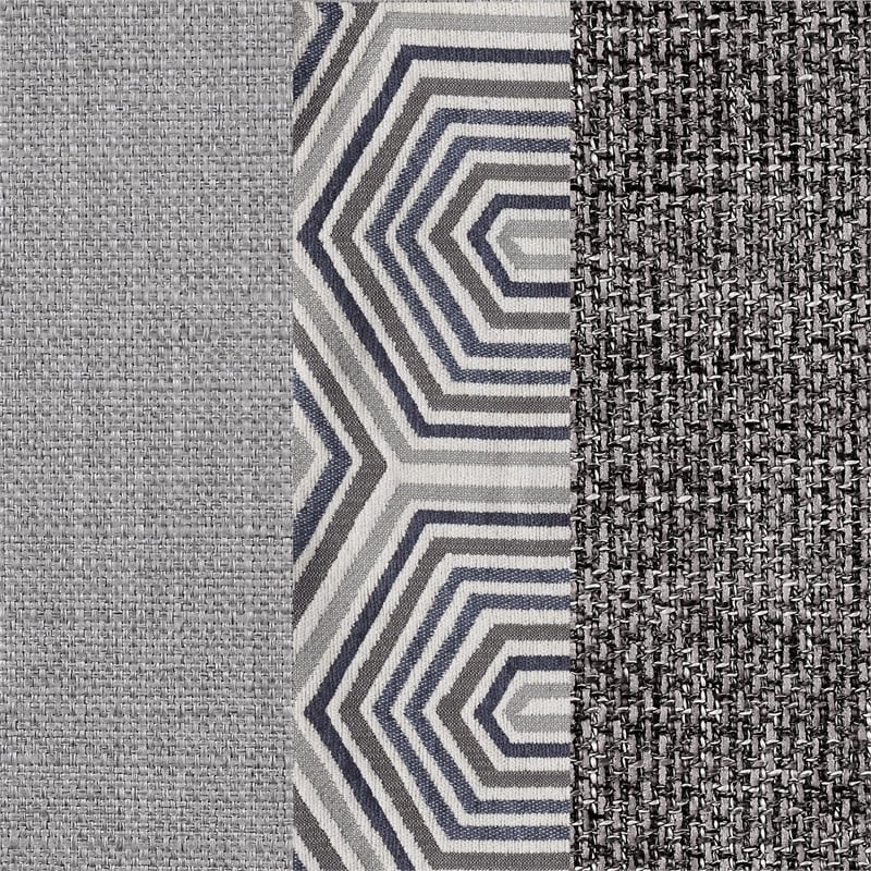 Pemberly Row 5-piece Fabric Upholstered Modular Sectional Gray