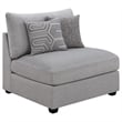 Pemberly Row 6-piece Fabric Upholstered Modular Sectional Gray