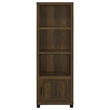 Pemberly Row 3-shelf Transitional Wood Media Tower in Dark Pine