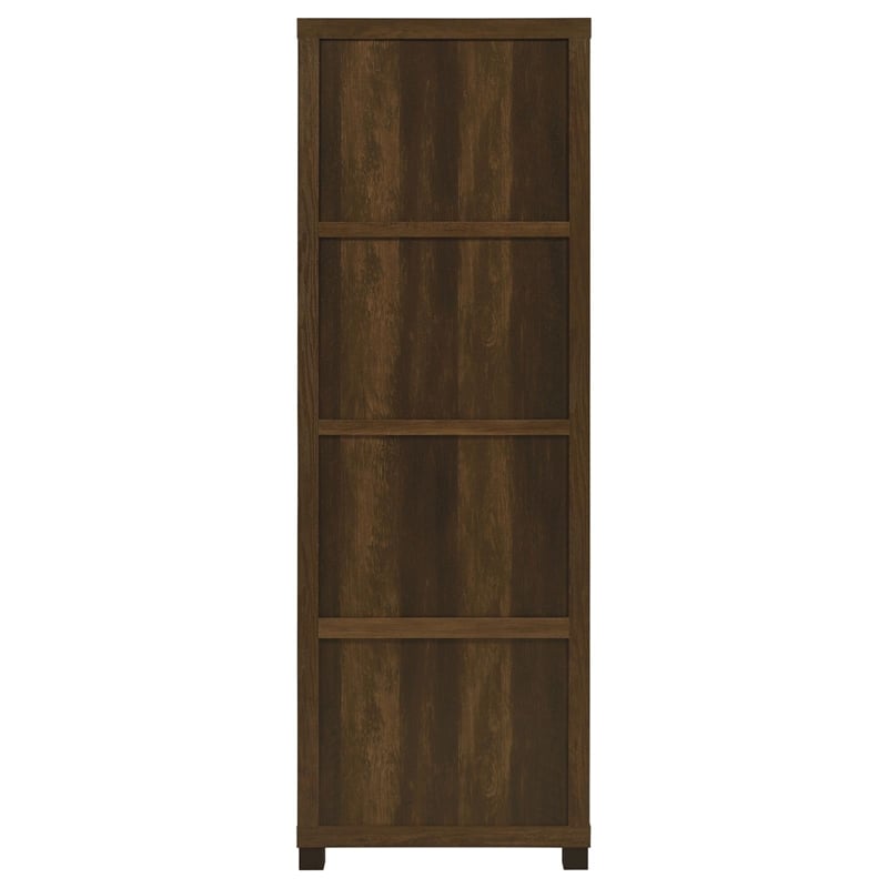 Pemberly Row 3-shelf Transitional Wood Media Tower in Dark Pine