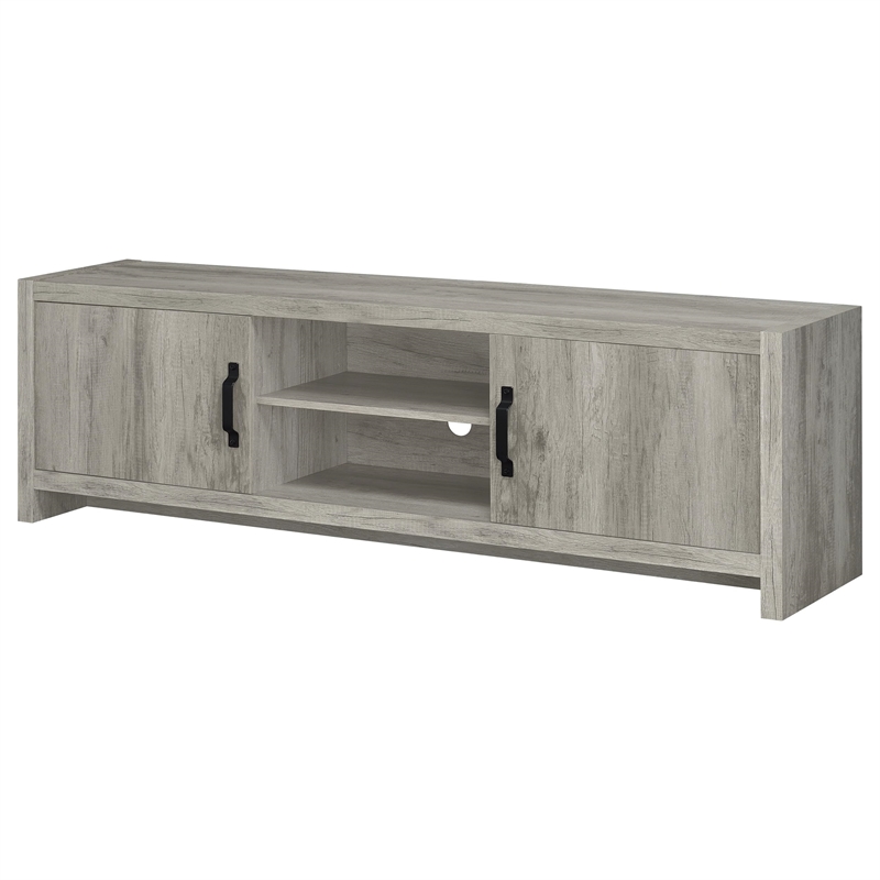 Pemberly Row 2-Door Wood TV Console for TVs up to 70