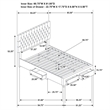 Pemberly Row 4-Drawer Button Tufted Fabric Queen Storage Bed in Charcoal