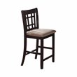 Pemberly Row 5-piece Wood Counter Height Set Light Chestnut and Espresso