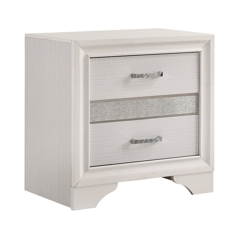 Pemberly Row Contemporary 4-piece Twin Storage Wood Bedroom Set White