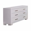 Pemberly Row 5-Piece Wood Queen Bedroom Set with Wall Panels in White