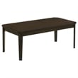 Pemberly Row 3-Piece Wood Occasional Coffee Table Set in Dark Brown