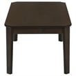 Pemberly Row 3-Piece Wood Occasional Coffee Table Set in Dark Brown