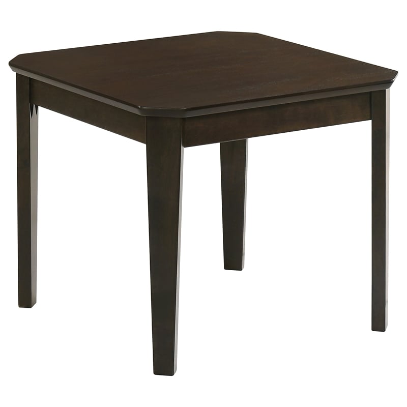 Pemberly Row 3-Piece Wood Occasional Coffee Table Set in Dark Brown