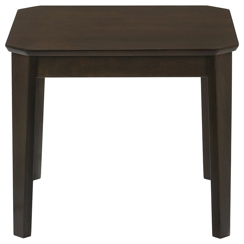 Pemberly Row 3-Piece Wood Occasional Coffee Table Set in Dark Brown