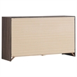 Pemberly Row Contemporary 6-drawer Farmhouse Wood Dresser in Barrel Oak