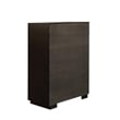 Pemberly Row Rectangular 5-drawer Modern Wood Chest in Brown Finish
