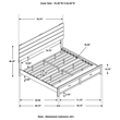 Pemberly Row Farmhouse Wood Eastern King Storage Bed in Barrel Oak