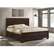 Pemberly Row Contemporary Wood California King Storage Bed Dark Cocoa