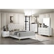 Pemberly Row 5-drawer Contemporary Wood Chest with Metal Base in White
