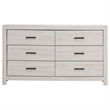 Pemberly Row Contemporary 6-drawer Farmhouse Wood Dresser Coastal White
