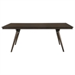 Pemberly Row Rectangular Mid-Century Wood Dining Table Dark Walnut