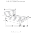 Pemberly Row Farmhouse Wood Eastern King Storage Bed Rustic Golden Brown