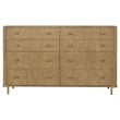 Pemberly Row 4-piece Wood Queen Bedroom Set Sand Wash and Natural Cane