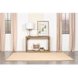 Pemberly Row Rectangular Farmhouse Solid Wood Sofa Table in Natural