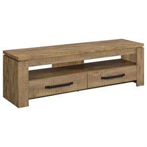 Pemberly Row 2-drawer Farmhouse Engineered Wood 59&quot TV Stand Brown